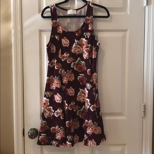 Floral empire dress